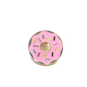 Pink Sprinkle Donut Pin